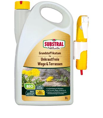 Substral® Naturen® Grundstoff Acetum Unkrautbeseitigung BIO, 3 Liter