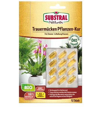 Substral® Naturen® Trauermücken Pflanzen-Kur BIO, 12 Stück