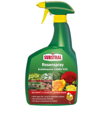 Substral® Rosenspray Schädlingsfrei Careo® Eco, 1 Liter Sprühflasche