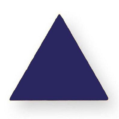 Holzspielzeug Legematerial Gleichseitiges Dreieck Blau 24 Stück LxB 25x25mm NEU