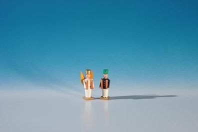 Miniaturen Engel &amp; Bergmann bunt Höhe 3,2cm NEU Miniaturgespann Gespann Fahrzeug