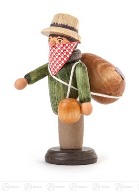 Miniatur Pascher H=ca 5,5 cm NEU Erzgebirge Weihnachtsfigur Holzfigur