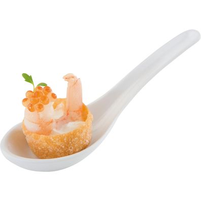 APS Hong Kong Fingerfood-Löffel, weiß, Höhe: 45 mm, Länge: 135 mm
