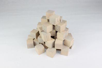 Holzspielzeug Holzwürfel natur 150 Stück BxHxT 3x3x3cm NEU Würfel Holzquater