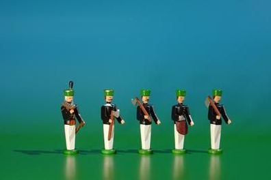 Miniaturfiguren Bergmannszug bunt 5tlg. Höhe 5,5cm NEU Figuren Haus Baum Figur Ki