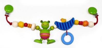 Babyspielzeug Kinderwagenkette Frosch mit Ente BxLxH 520x40x100mm NEU