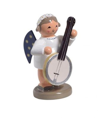 Miniaturfigur Engel mit Banjo BxTxH= 3x3x5cm NEU Miniatur Instrumente Figuren