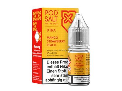 Pod Salt X - Nikotinsalz Liquid - Mango Strawberry Peach