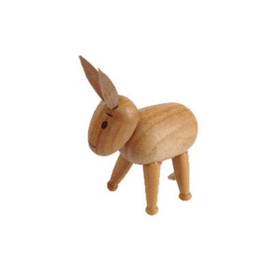 Miniaturfigur Holzfigur Esel Höhe=5cm NEU Seiffen Erzgebirge Dekoration Holzfigu