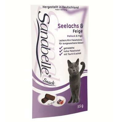 Sanabelle Snack mit Seelachs & Feige 20 x 55g (41,73€/ kg)