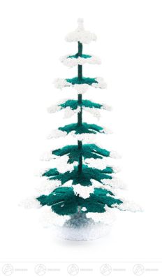 Baum Fichte weiß H=ca 10,8 cm NEU Erzgebirge Holzbaum Weihnachtsbaum