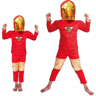 Kostüm Iron Man Marvel Karneval Maske für Jungen Party Verkleidung.