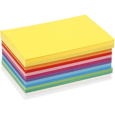 artdee® Bastelkarton / Tonpapier 13 sortierte Farben Frühlingsfarben