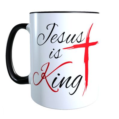 Tasse Jesus is King Gott Heiliger Geist Beten Pray bibel Pfingsten 0027T
