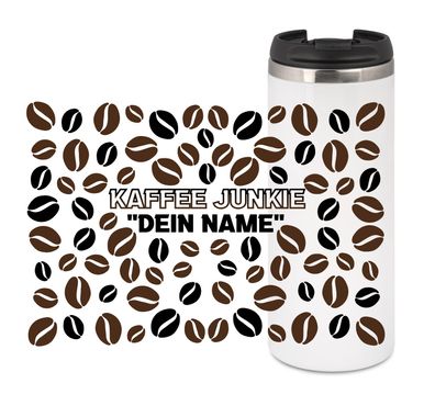 Personalisierte Kaffeebecher mit Namen Thermobecher Geschenkidee Geburtstag 008F