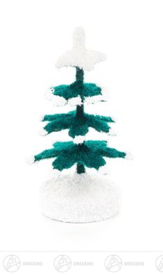 Baum Fichte weiß H=ca 5,5 cm NEU Erzgebirge Holzbaum Weihnachtsbaum