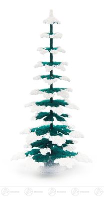 Baum Fichte weiß H=ca 15 cm NEU Erzgebirge Holzbaum Weihnachtsbaum