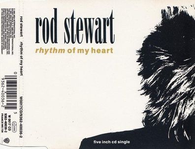 CD-Maxi: Rod Stewart: Rhythm Of My Heart (1991) Warner W0017CD/9362-40036-2