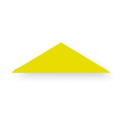Holzspielzeug Legematerial Stumpfw. gleichschenkliges Dreieck Gelb 24 Stück LxB