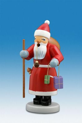 Räucherfigur Weihnachtsmann mit Geschenken Höhe 16cm NEU Räuchermann Rauchmann Rä