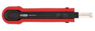 KS TOOLS Kabel-Entriegelungswerkzeug für Flachsteckhülsen 0,6 mm