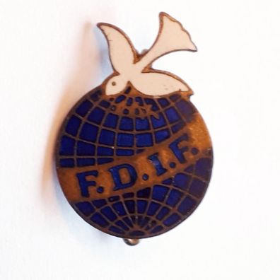 Abzeichen FDIF Internationale Demokratische Frauenföderation