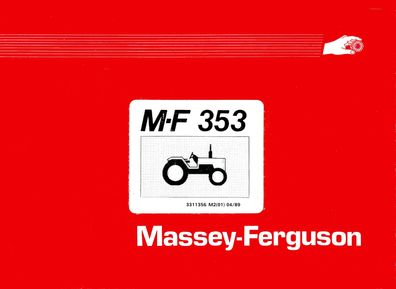 Ersatzteilliste Massey Ferguson MF 353