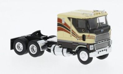 Brekina 85852 Ford CLT 9000, elfenbein/ braun, US Truck Modell 1:87 (H0)