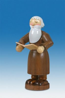 Holzfigur Petrus mit Buch natur Höhe 6,5cm NEU Holzengel Instrument Seiffen