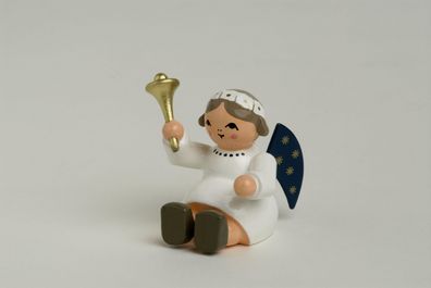 Miniaturfigur Engel mit Glocke BxTxH= 3x3,5x3cm NEU Miniatur Instrumente Figuren