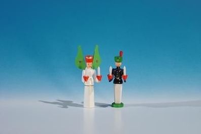 Weihnachtsfiguren Engel und Bergmann BxHxT 2x6x2cm NEU Figuren Haus Baum Figur Ki