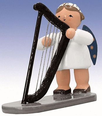 Miniaturfigur Engel mit Harfe BxTxH= 3x5,5x5cm NEU Miniatur Instrumente Figuren