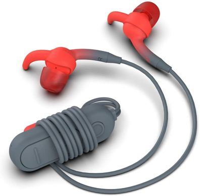 iFrogz Sound Hub Tone Headset Wireless In-Ear Kophörer grau/ rot
