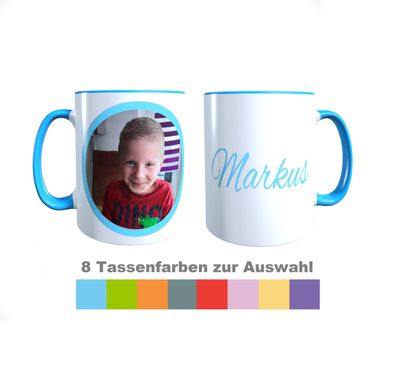 Personalisierte Tasse mit Bild Geschenkidee Kaffee Fotogeschenke Geburtstag 008T