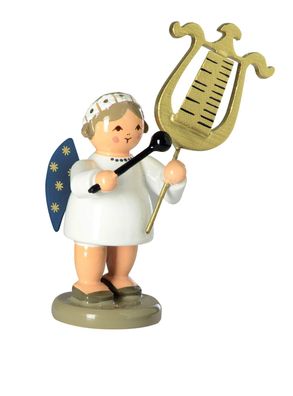 Miniaturfigur Engel mit Glockenspiellyra BxTxH= 5x4x6cm NEU Miniatur Instrumente