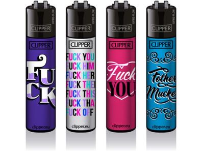 4x Clipper Large F * CK Collection