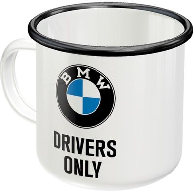BMW Drivers Only Emaille Kaffee Becher Kaffeetasse Motorsport M Performance