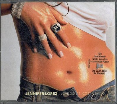 CD-Maxi: Jennifer Lopez: Love Don´t Cost A Thing (2000) Epic 669814 2