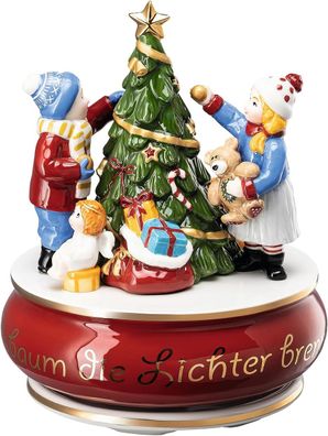 Hutschenreuther Sammelserie 2023 Am Weihnachtsbaum.. Spieluhr Materialmix 02451-72...
