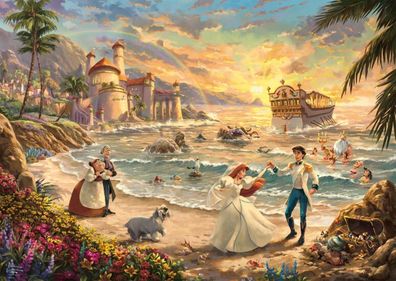 Disney - The Little Mermaid Celebration of Love, Kinkade