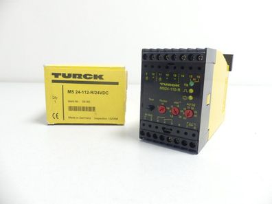 Turck MS 24-112-R 24VDC Drehzahlwächter SN:81158LM -ungebraucht-