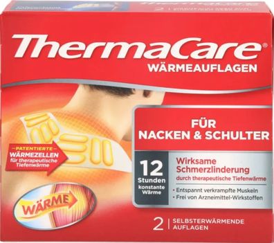 Thermacare Nacken/ Schulter Auflagen z. Schmerzlind., 2 St. PZN 01690900 (Gr. S)
