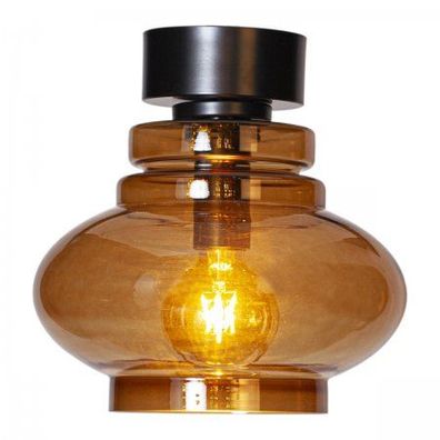 By Rydéns 4202200-5512 Deckenleuchte Dolores cognac 30cm Glas