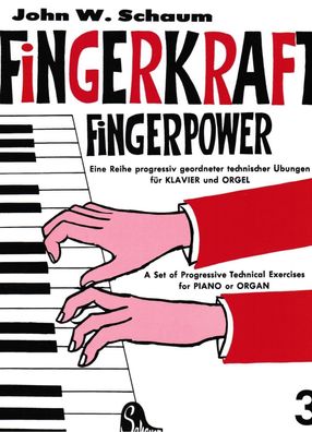 Klavier Noten : SCHAUM Fingerkraft Fingerpower 3 leichte Mittelstufe - BOE 3572