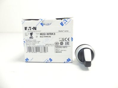 Eaton M22-WRK3 Wahltaste mit Knebelgriff VPE 2 Stück -ungebraucht-