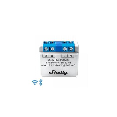 Shelly Plus PM Mini WLAN + Bluetooth Unterputz-Energiemessgerät (Shelly Plu...