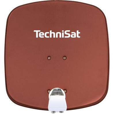 TechniSat DigiDish 45 rot mit Twin LNB (1445/2882)