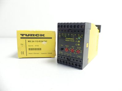 Turck MS 24-112-R 24VDC Drehzahlwächter SN:81157LM -ungebraucht