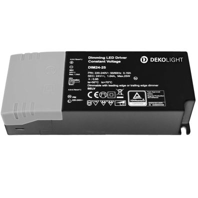DEKO-LIGHT Netzgerät (CV, DC) dimmbar, BASIC, DIM, CV, 24V 2,5-25W, Spannun...
