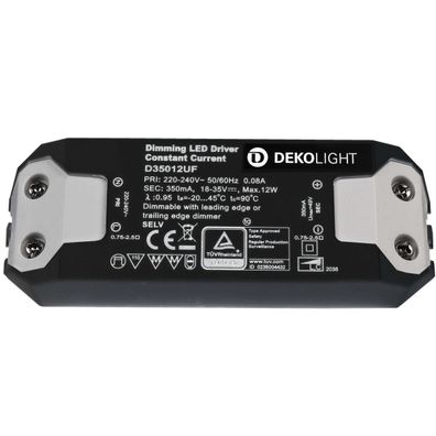 DEKO-LIGHT Netzgerät (CC, DC) dimmbar, BASIC, DIM, CC, D350012UF/12W, Strom...